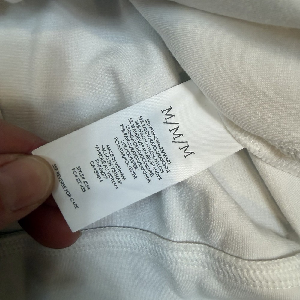 Cabi Debut Zip Up #6254 White Women's Size Medium Pockets - Picture 5 of 10